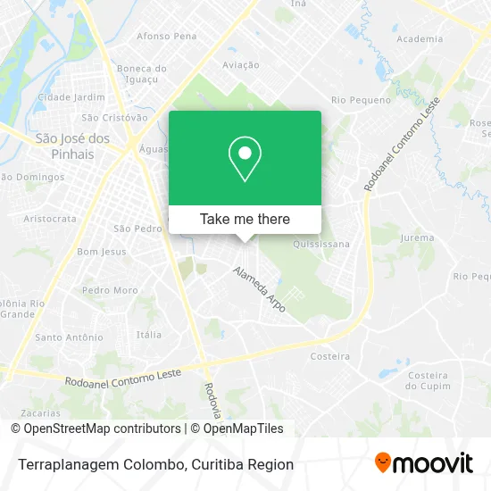 Terraplanagem Colombo map