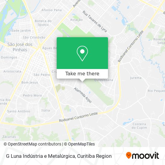 G Luna Indústria e Metalúrgica map