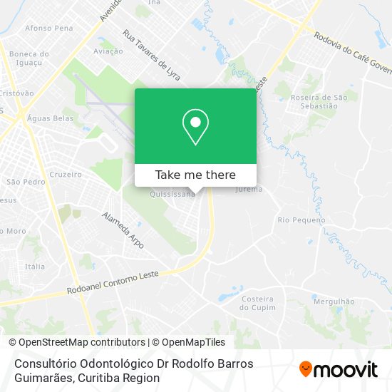 Consultório Odontológico Dr Rodolfo Barros Guimarães map