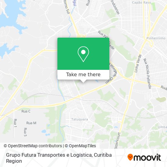 Grupo Futura Transportes e Logística map