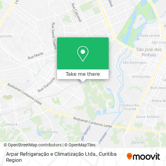 Arpar Refrigeração e Climatização Ltda. map