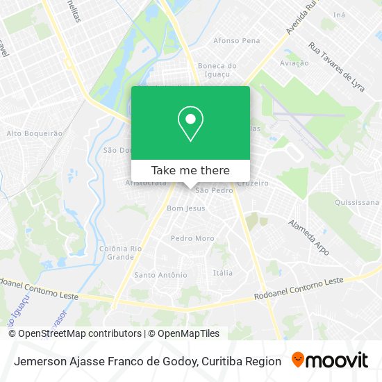 Jemerson Ajasse Franco de Godoy map