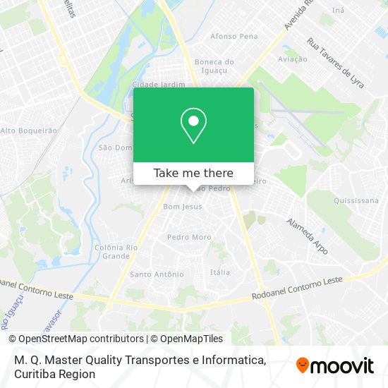 M. Q. Master Quality Transportes e Informatica map