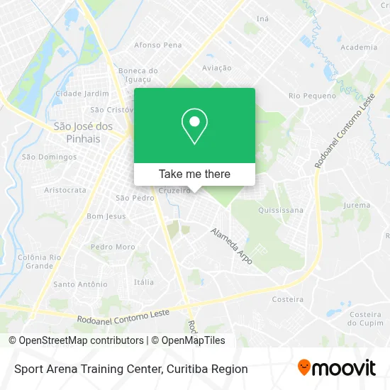 Sport Arena Training Center map