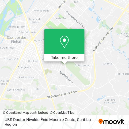 UBS Doutor Nivaldo Ênio Moura e Costa map