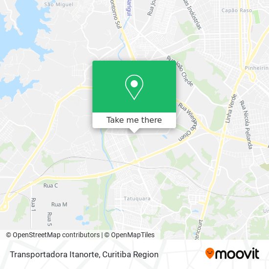 Transportadora Itanorte map