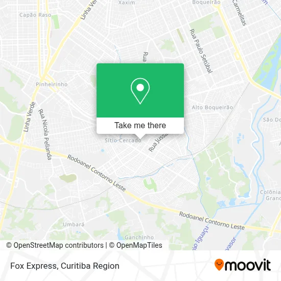 Fox Express map