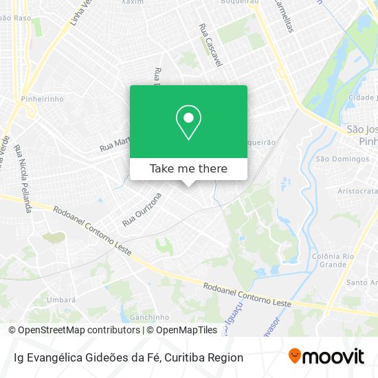 Ig Evangélica Gideões da Fé map