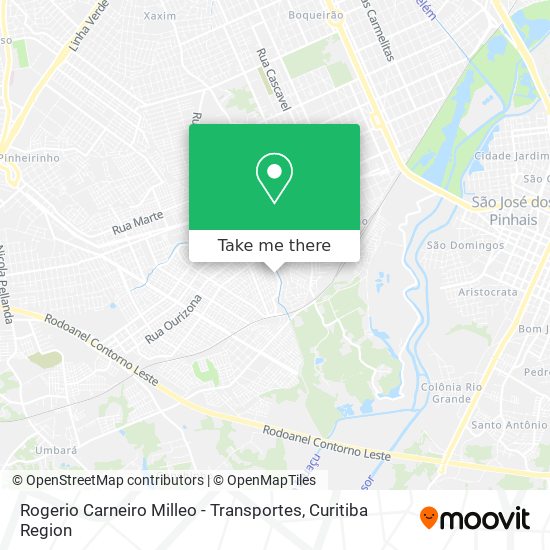 Mapa Rogerio Carneiro Milleo - Transportes