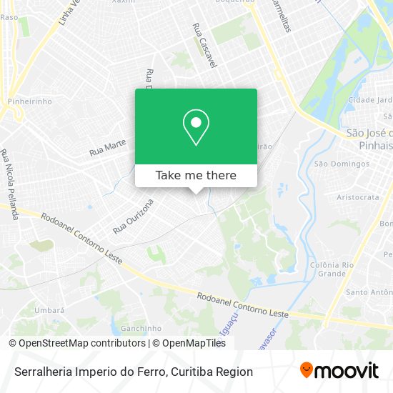 Serralheria Imperio do Ferro map