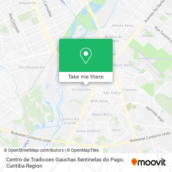 Centro de Tradicoes Gauchas Sentinelas do Pago map