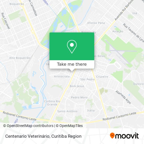 Centenario Veterinário map