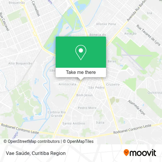 Vae Saúde map