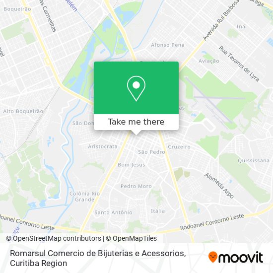 Romarsul Comercio de Bijuterias e Acessorios map