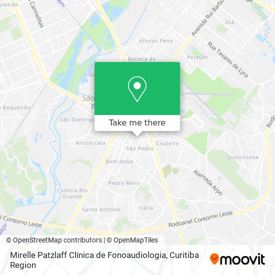 Mirelle Patzlaff Clínica de Fonoaudiologia map