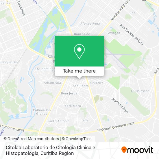 Citolab Laboratório de Citologia Clínica e Histopatologia map