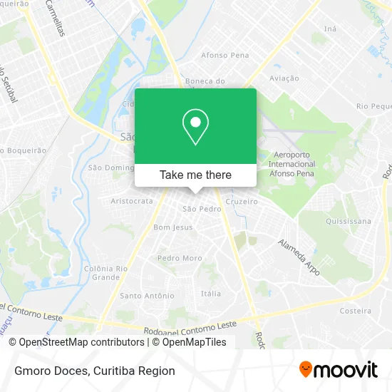 Gmoro Doces map