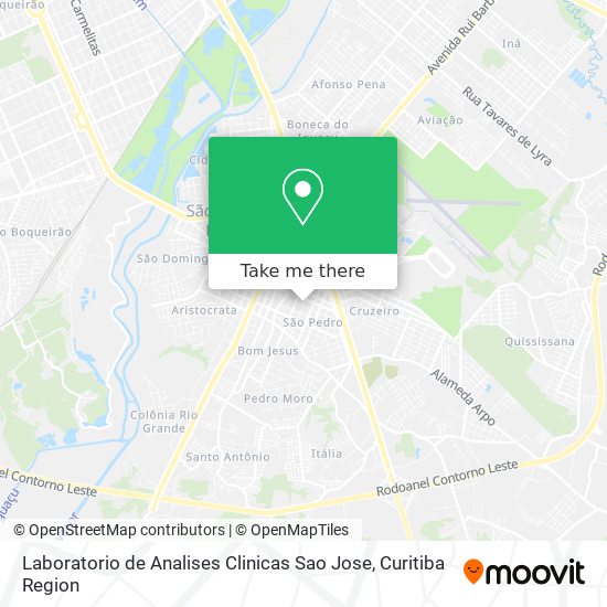Laboratorio de Analises Clinicas Sao Jose map