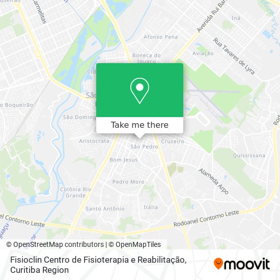 Fisioclin Centro de Fisioterapia e Reabilitação map
