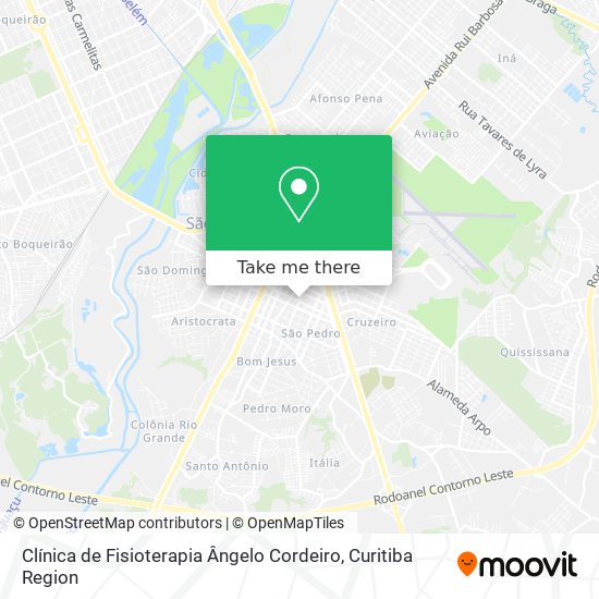 Clínica de Fisioterapia Ângelo Cordeiro map