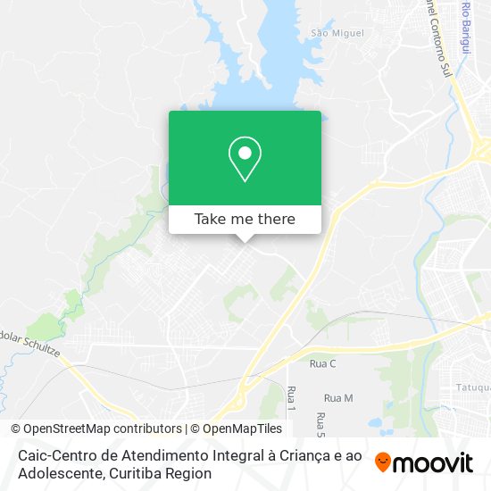 Caic-Centro de Atendimento Integral à Criança e ao Adolescente map