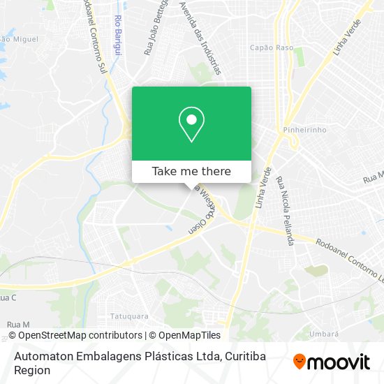 Automaton Embalagens Plásticas Ltda map
