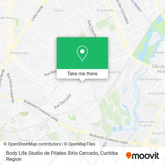 Body Life Studio de Pilates Sitio Cercado map