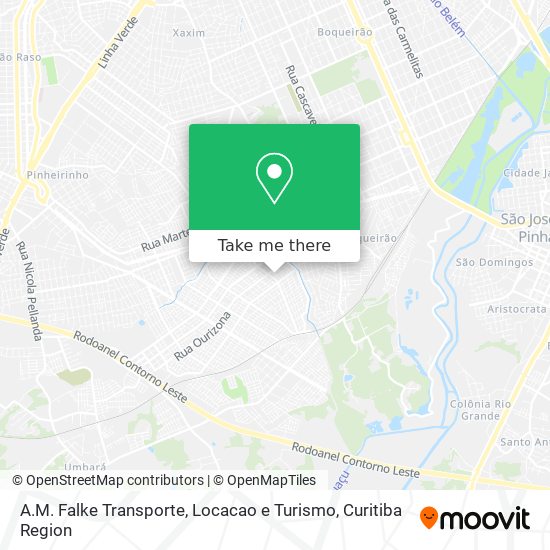 A.M. Falke Transporte, Locacao e Turismo map