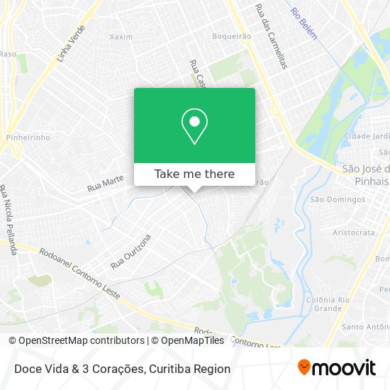 Doce Vida & 3 Corações map