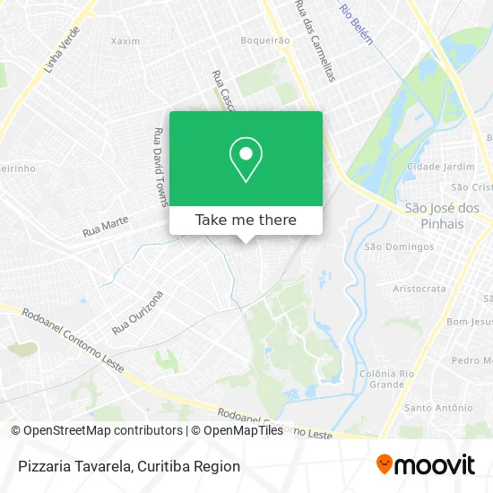 Pizzaria Tavarela map