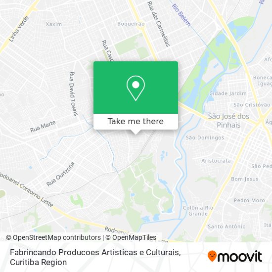 Fabrincando Producoes Artisticas e Culturais map