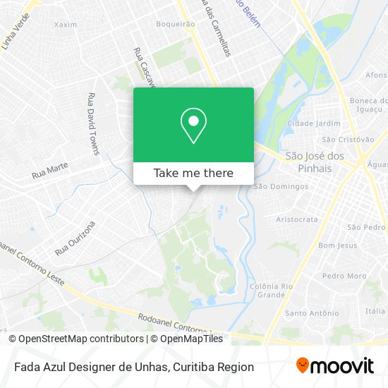 Fada Azul Designer de Unhas map