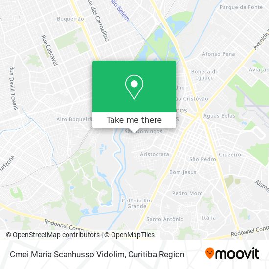Cmei Maria Scanhusso Vidolim map
