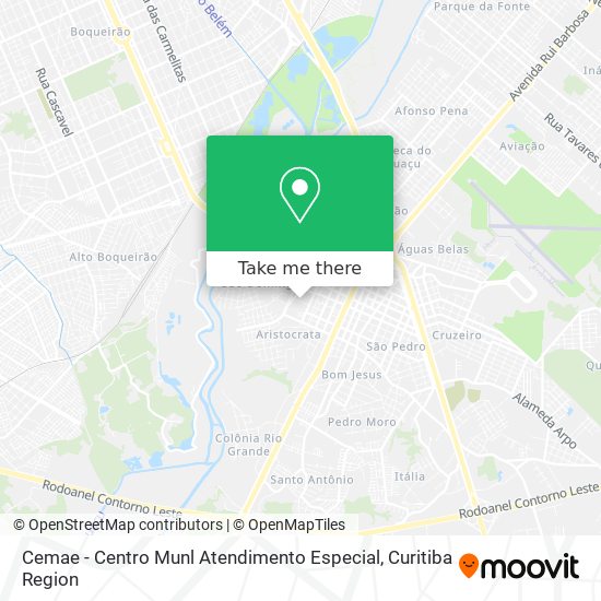 Cemae - Centro Munl Atendimento Especial map