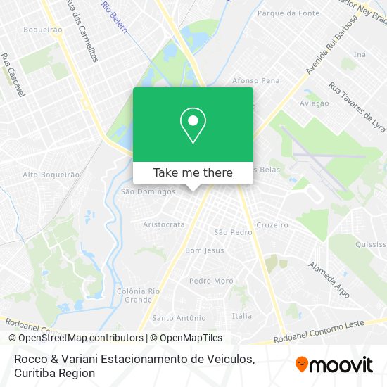 Mapa Rocco & Variani Estacionamento de Veiculos