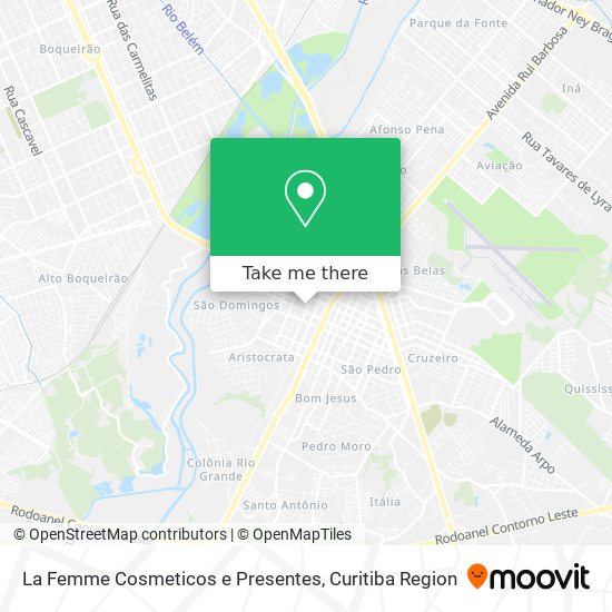 La Femme Cosmeticos e Presentes map