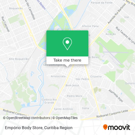 Empório Body Store map