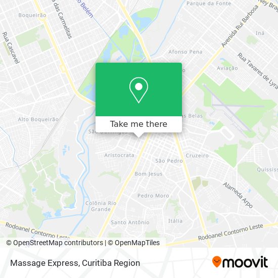 Mapa Massage Express