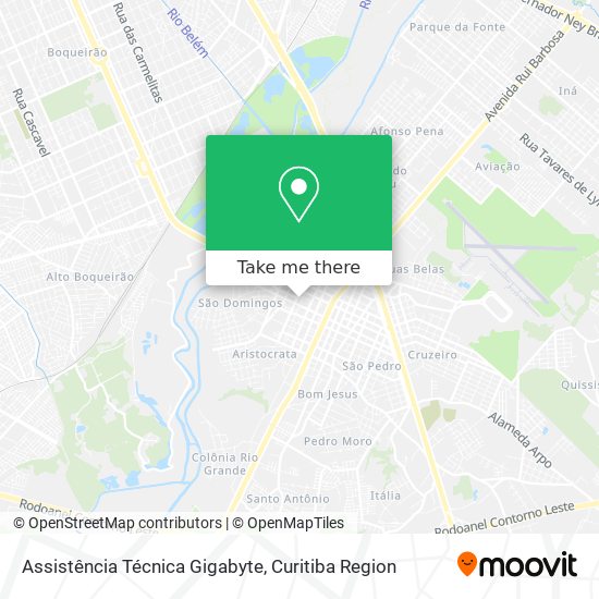 Mapa Assistência Técnica Gigabyte