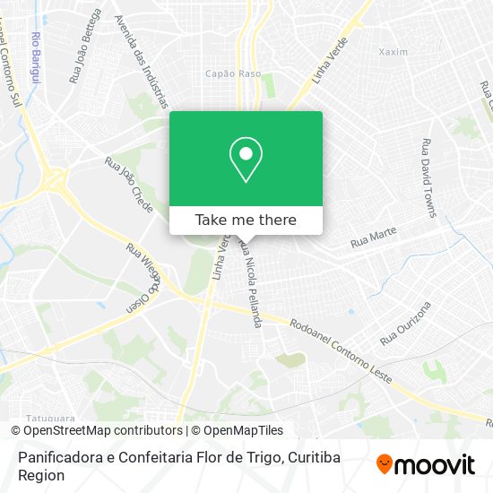 Panificadora e Confeitaria Flor de Trigo map