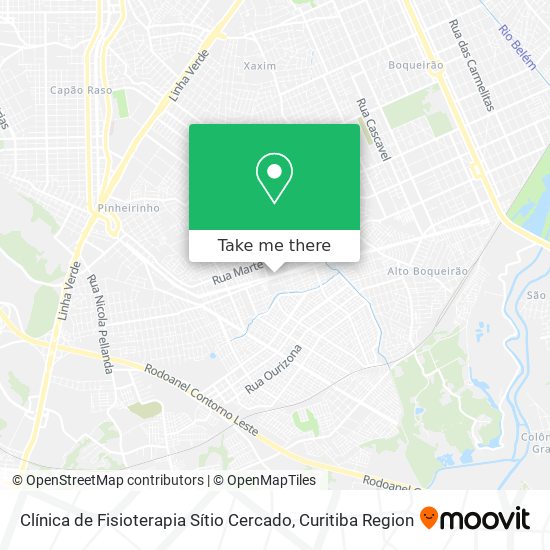 Clínica de Fisioterapia Sítio Cercado map