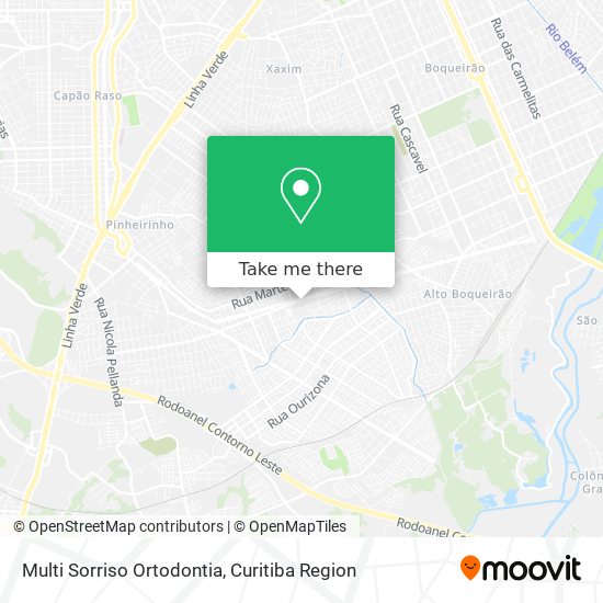 Multi Sorriso Ortodontia map