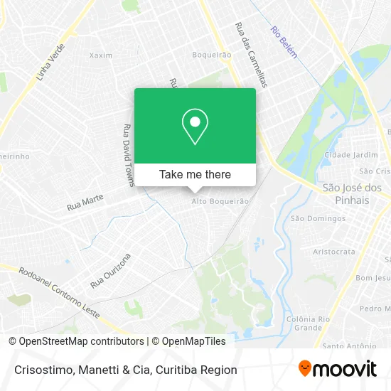 Crisostimo, Manetti & Cia map