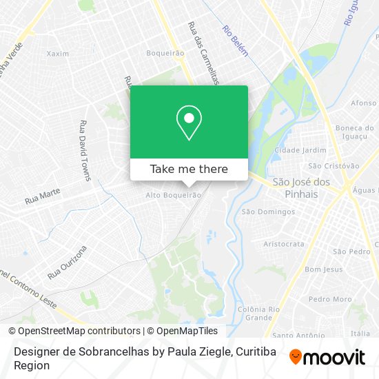Designer de Sobrancelhas by Paula Ziegle map
