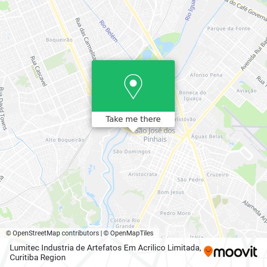 Lumitec Industria de Artefatos Em Acrilico Limitada map