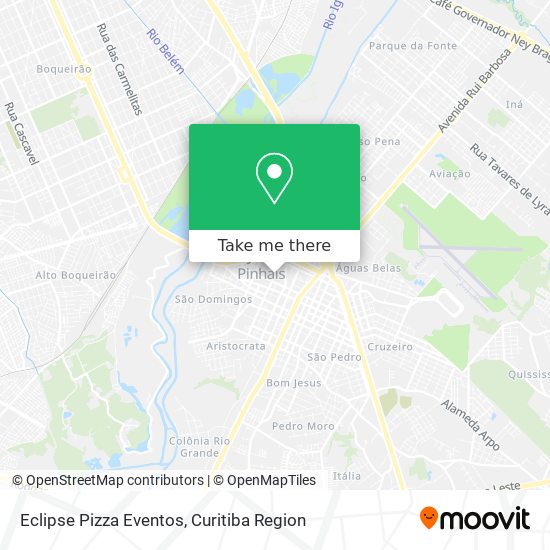 Mapa Eclipse Pizza Eventos