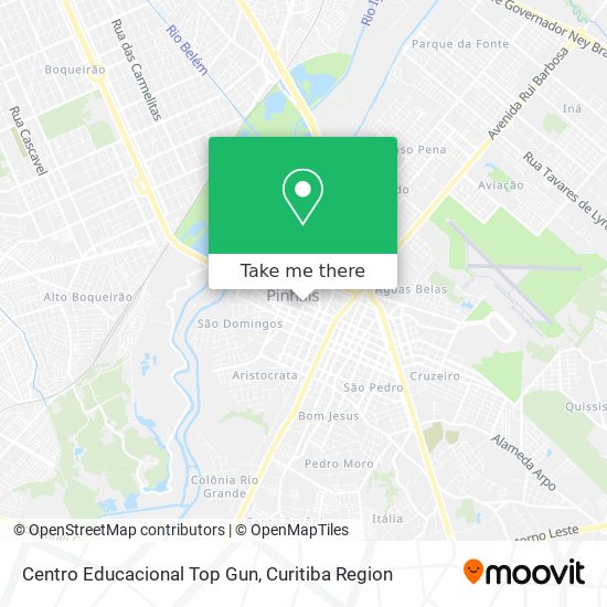 Centro Educacional Top Gun map