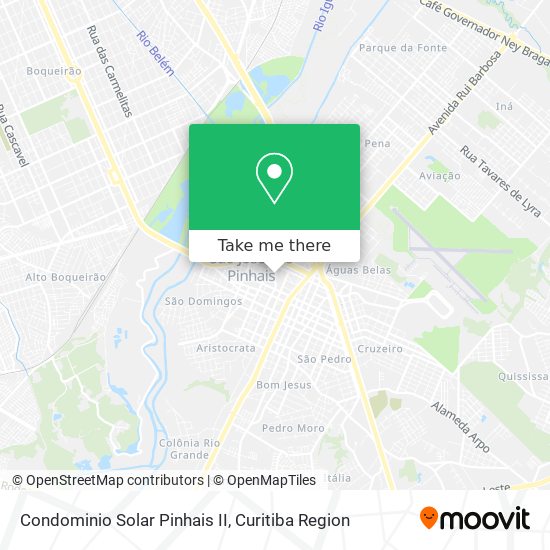 Mapa Condominio Solar Pinhais II