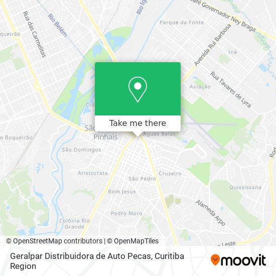 Geralpar Distribuidora de Auto Pecas map