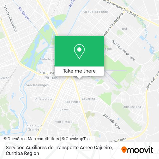 Serviços Auxiliares de Transporte Aéreo Cajueiro map